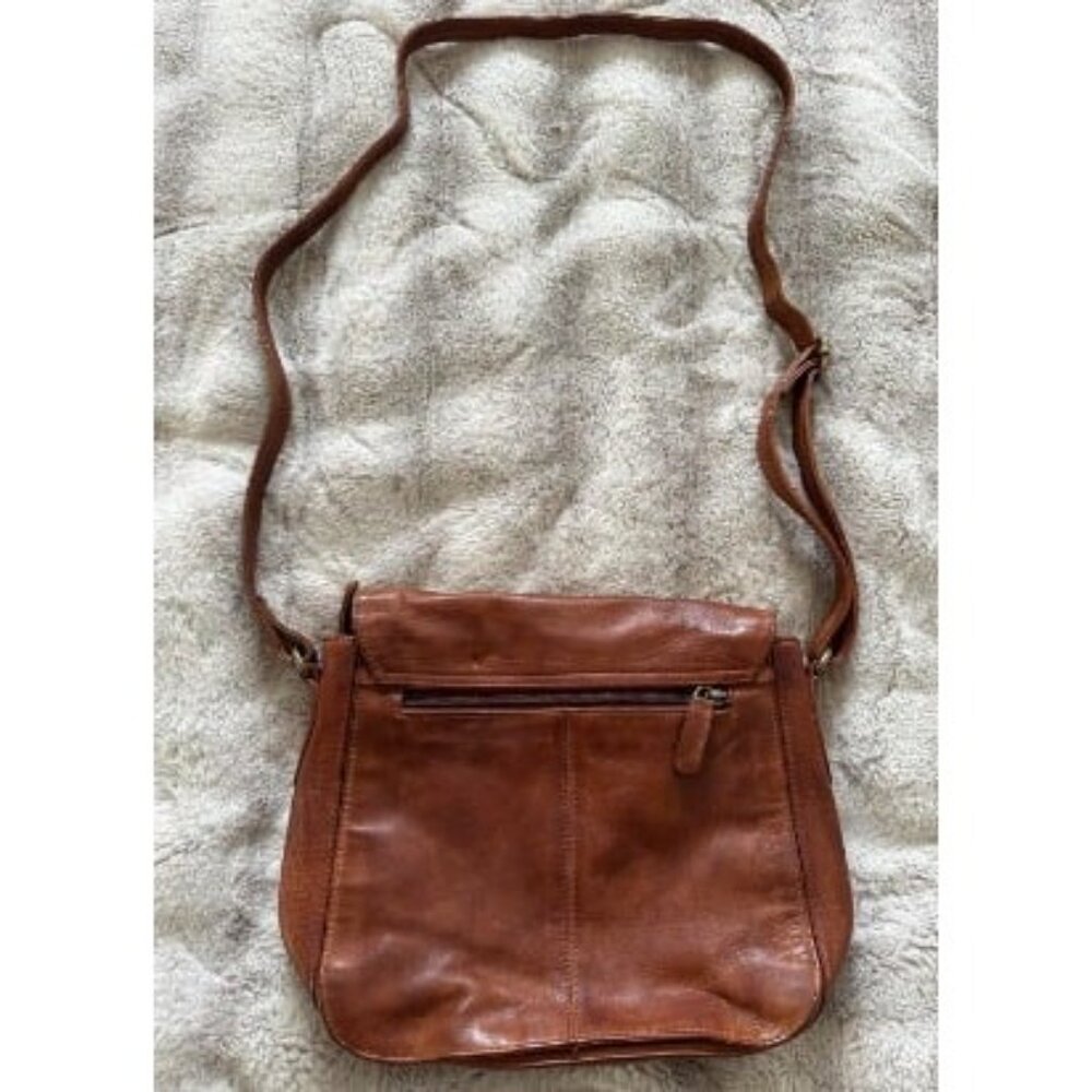 New Genuine Leather Shoulder Crossbody Purse For Women with Adjustable Strap - Picture 2 of 2